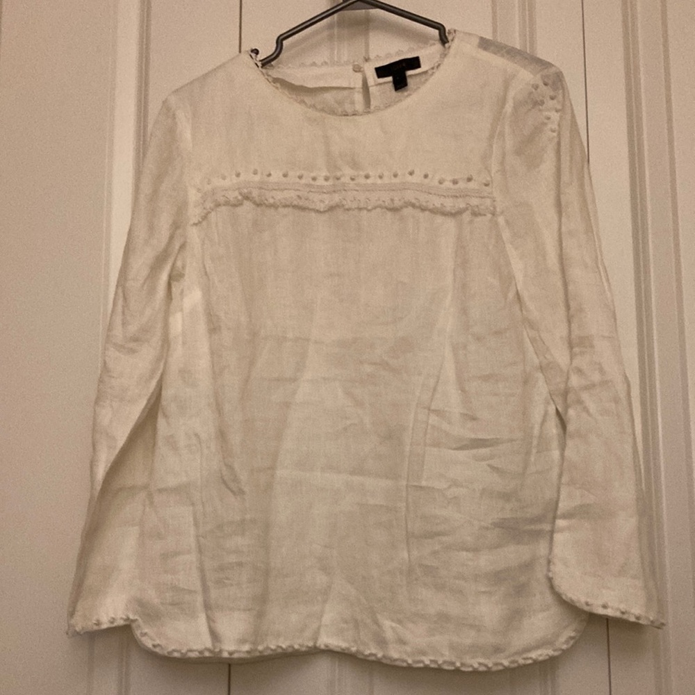 J. Crew linen top